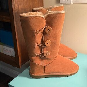UGG Chestnut Suede Boots